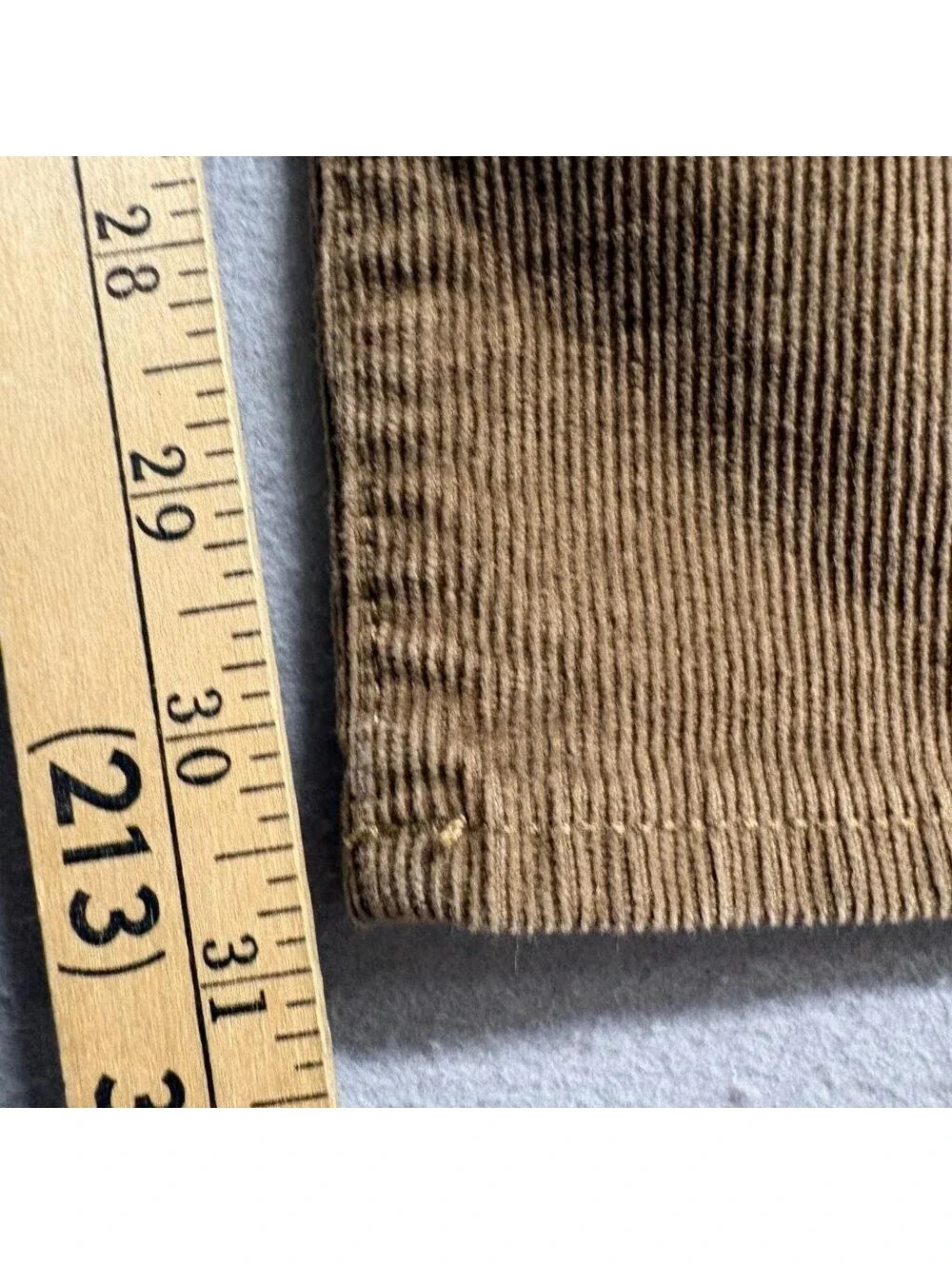 J.Crew 770 Straight Fit Corduroy Pants Mens 31x32 Brown Stretch Cotton Cord